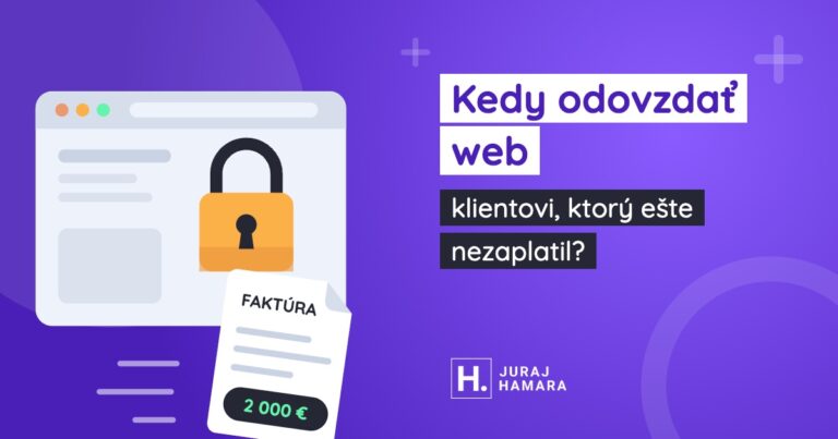 Obrázok článku: Kedy odovzdať web klientovi, ktorý ešte nezaplatil?